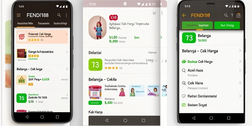 Antarmuka FENDI188 menampilkan fitur Cek Harga dengan jelas.