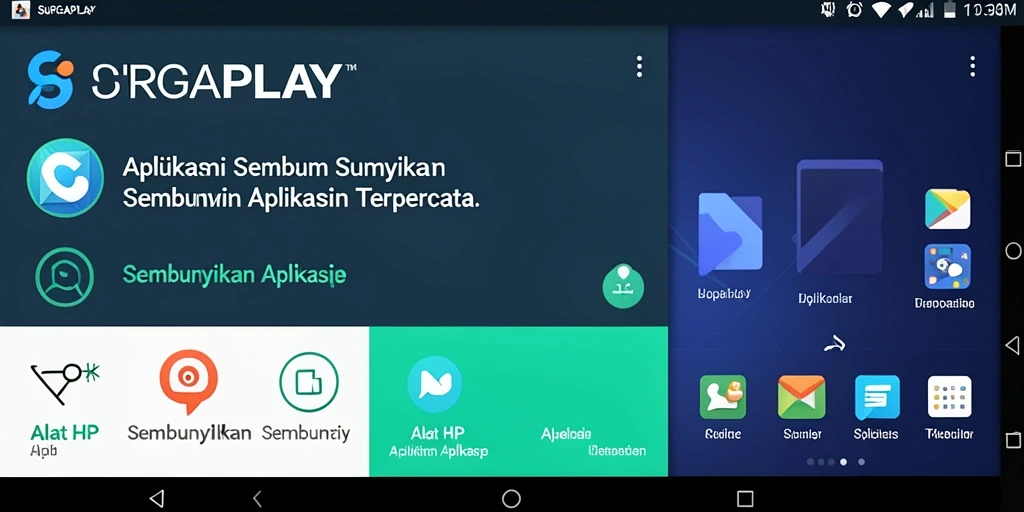 Antarmuka aplikasi SURGAPLAY yang sederhana dan fungsional.